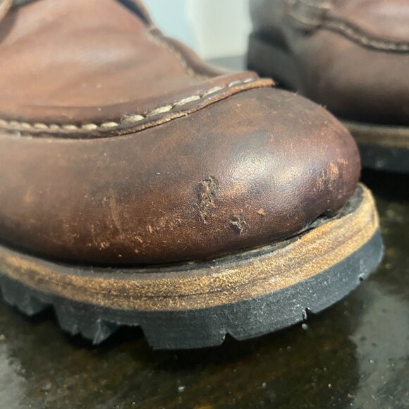 Officine Creative Moc Toe Logger Boots 8" Leather Lug Tread Size 10D M US - Picture 9 of 15